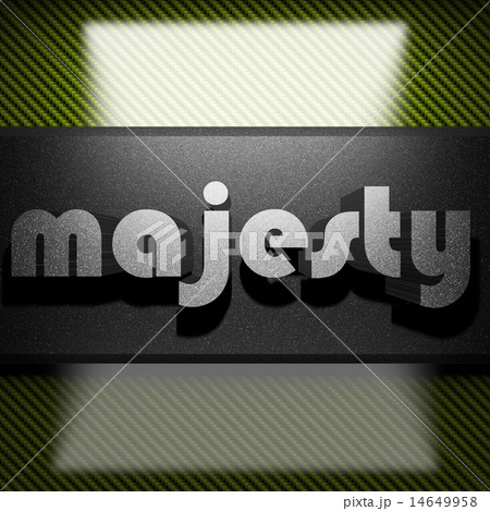 majesty word of iron on carbon 14649958