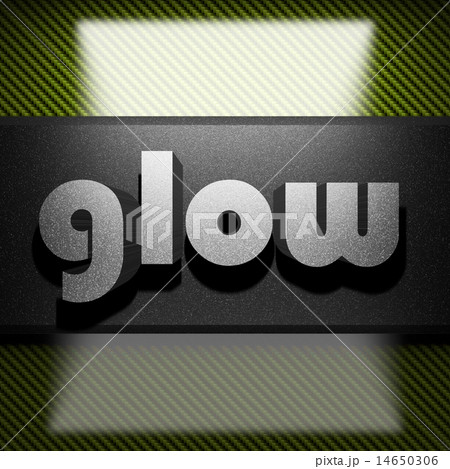 glow word of iron on carbon 14650306