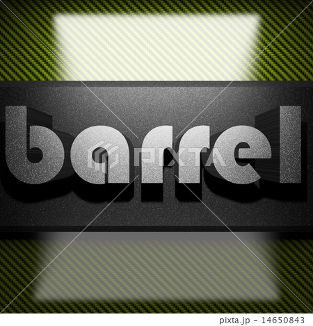 barrel word of iron on carbon 14650843