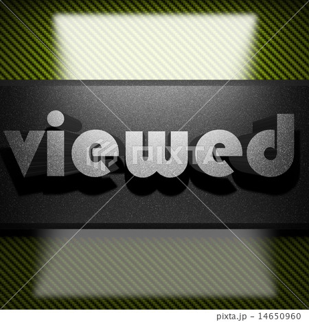 viewed word of iron on carbon 14650960