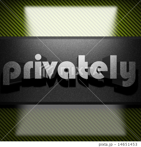 privately word of iron on carbon 14651453