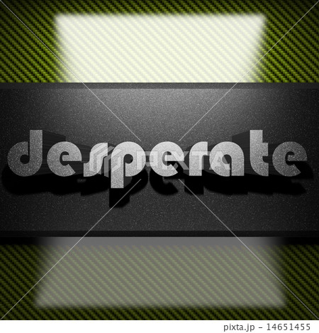 desperate word of iron on carbon 14651455
