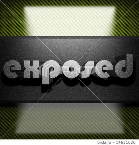 exposed word of iron on carbon exposed word of iron on carbon 14651626
