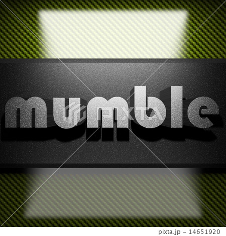mumble word of iron on carbon 14651920