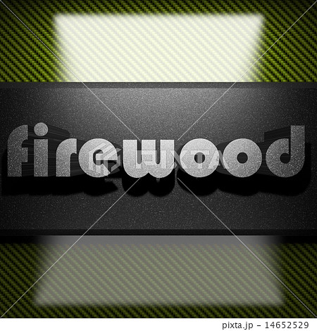 firewood word of iron on carbon 14652529