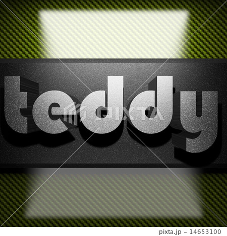 teddy word of iron on carbon 14653100