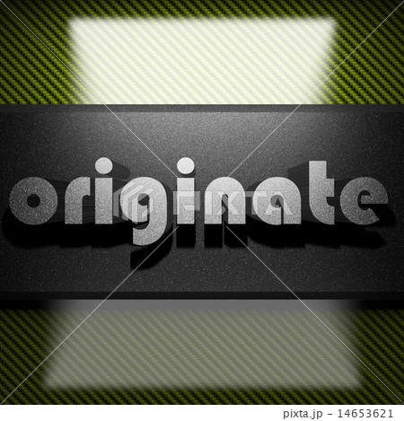 originate word of iron on carbon 14653621