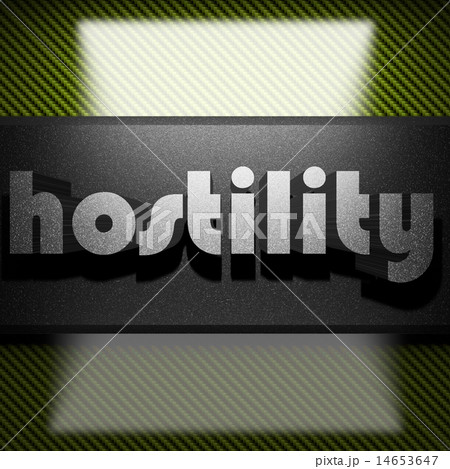 hostility word of iron on carbon 14653647