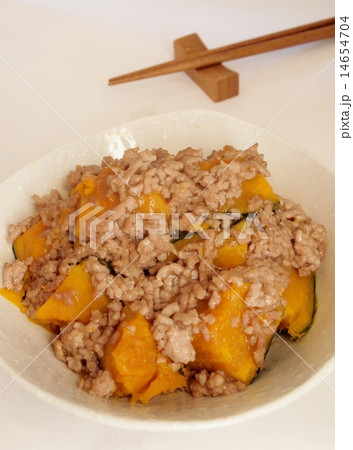 かぼちゃのそぼろ煮 14654704