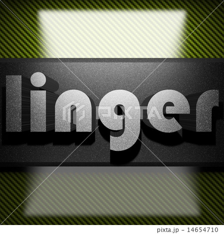 linger word of iron on carbon 14654710