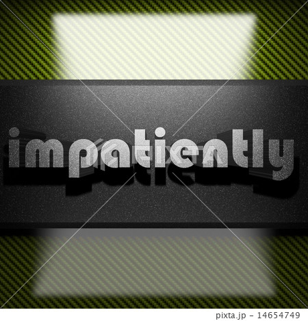 impatiently word of iron on carbon 14654749