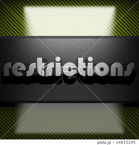 restrictions word of iron on carbon 14655145