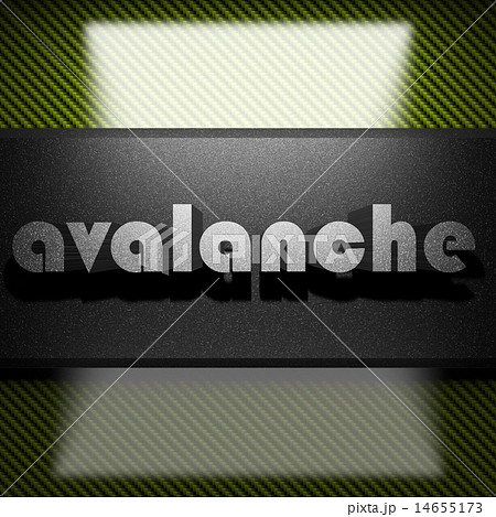 avalanche word of iron on carbon 14655173