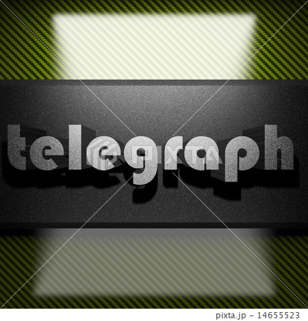 telegraph word of iron on carbon 14655523
