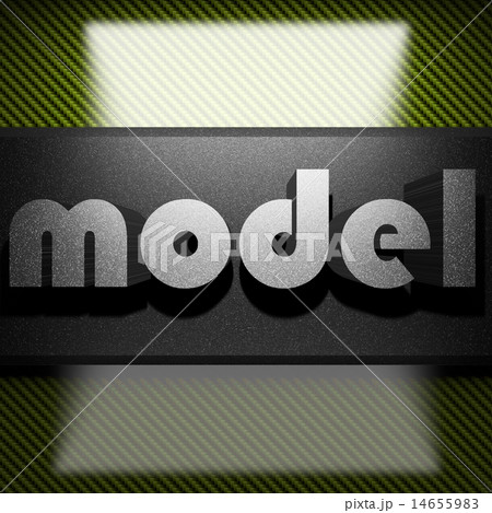 model word of iron on carbon 14655983