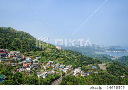 Day scene town scenery in Jiufen,Taiwan. 14656506