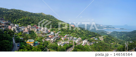 Day scene town scenery in Jiufen,Taiwan. 14656564