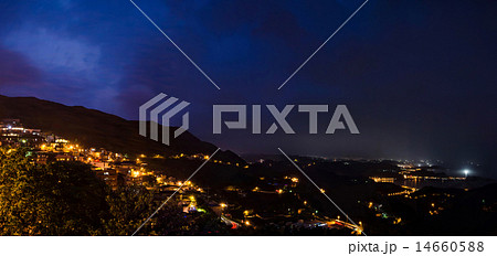 Night scene town scenery in Jiufen,Taiwan. 14660588