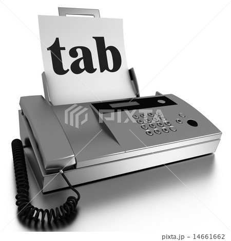 tab word printed on fax tab word printed on fax 14661662