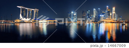 Singapore skyline 14667009