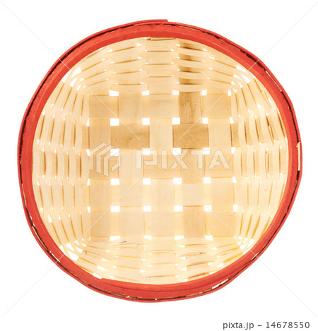 Empty wicker basket isolated Empty wicker basket isolated 14678550