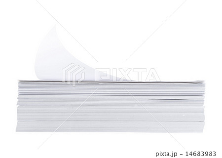 Stack of a4 size white paper sheet 14683983