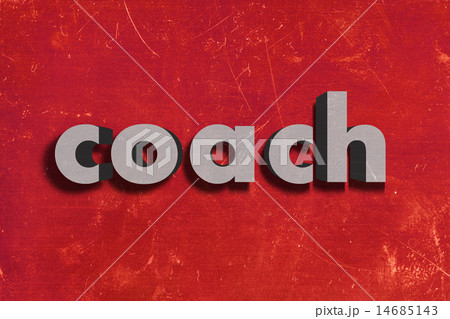 coach word on red wall coach word on red wall 14685143