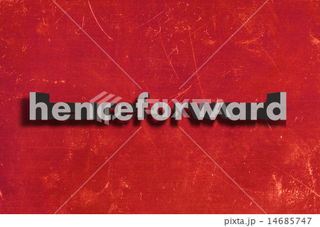henceforward word on red wall 14685747