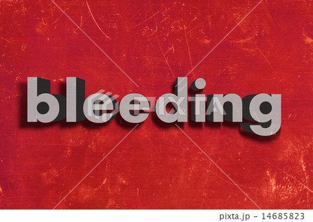 bleeding word on red wallのイラスト素材 [14685823] - PIXTA