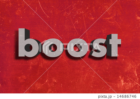 boost word on red wall 14686746