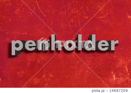 penholder word on red wall penholder word on red wall 14687209