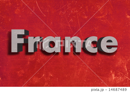 France word on red wall France word on red wall 14687489