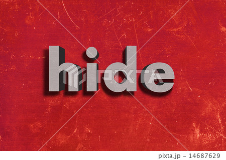 hide word on red wall 14687629