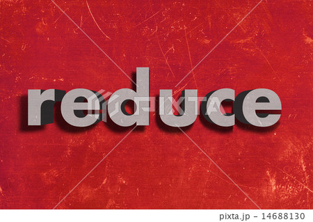 reduce word on red wall 14688130