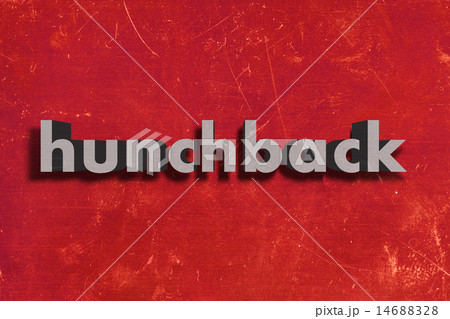 hunchback word on red wall 14688328