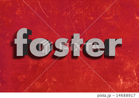 foster word on red wall foster word on red wall 14688917