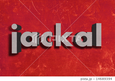 jackal word on red wall 14689394
