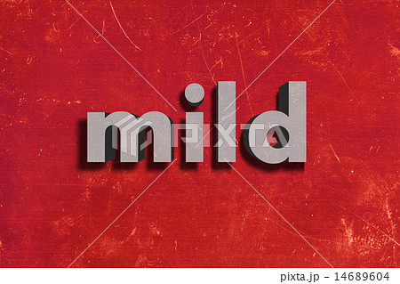 mild word on red wall 14689604