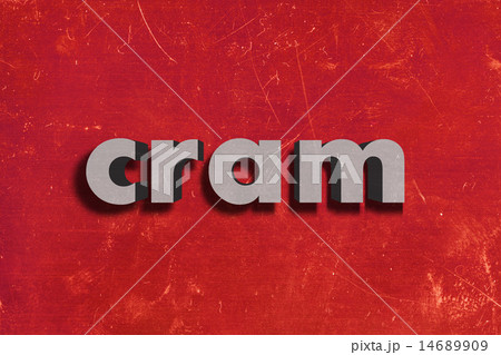 cram word on red wall cram word on red wall 14689909