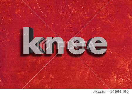 knee word on red wall knee word on red wall 14691499