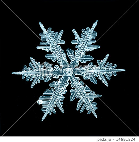 natural crystal snowflake macro natural crystal snowflake macro 14691824