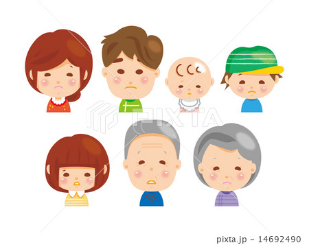 困っている家族 困っている家族 14692490