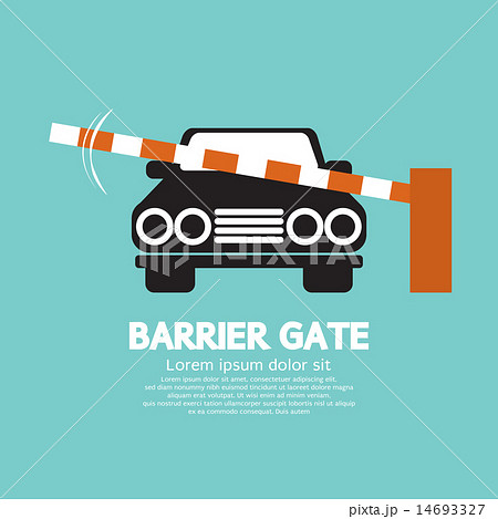 Security Barrier Gate Closed For Vehicle Security Barrier Gate Closed For Vehicle 14693327