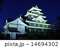 夜の岡山城 14694302