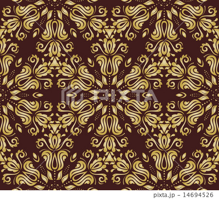 Floral Seamless Vector Pattern. Orient Abstract Background Floral Seamless Vector Pattern. Orient Abstract Background 14694526