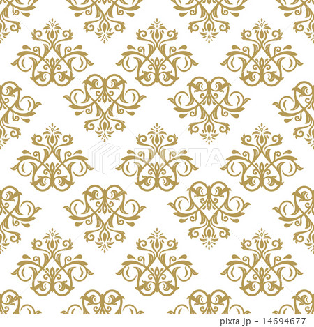 daama 画像はイメージ Damask Seamless Vector Pattern. Orient Background - Stock