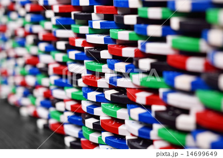 Group of poker chips Group of poker chips 14699649