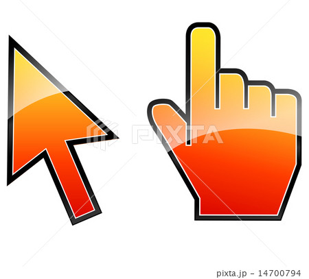 Vector web pointers iconsのイラスト素材 [14700794] - PIXTA