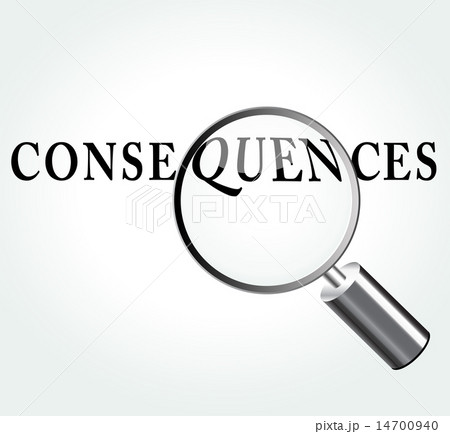 Vector consequences concept illustration 14700940