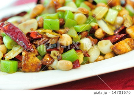 chinese food in white dish for eat 14701670